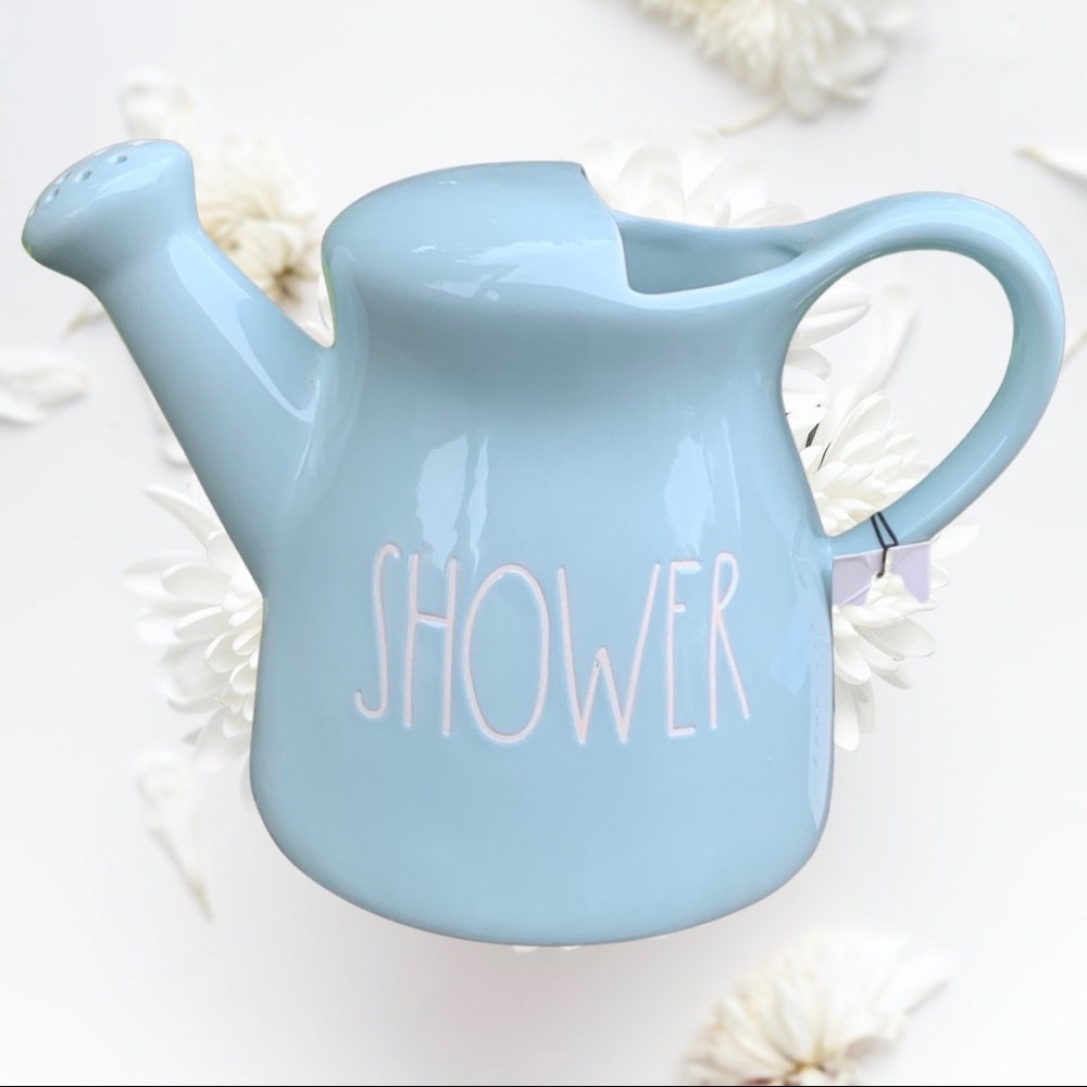 Rae Dunn ceramic SHOWER watering jug. Super cute!